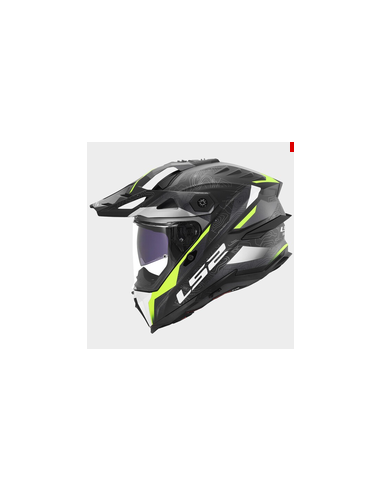 LS2 CASCO ADVENTURE EXPLORER NIVRA GIALLO FLUO