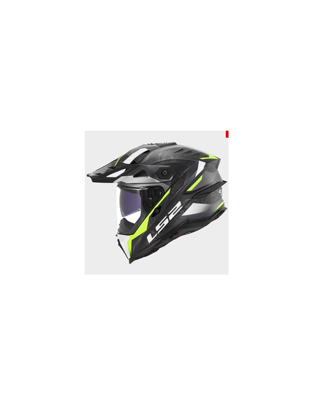 LS2 CASCO ADVENTURE EXPLORER NIVRA GIALLO FLUO