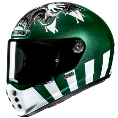 HJC CASCO INTEGRALE V10 CRANIA VERDE MC4
