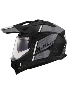 LS2 CASCO ADVENTURE  PIONEER II HILL NEOR GRIGIO