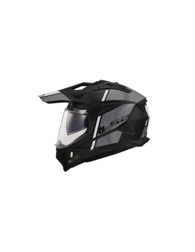 LS2 CASCO ADVENTURE  PIONEER II HILL NEOR GRIGIO