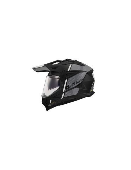 LS2 CASCO ADVENTURE  PIONEER II HILL NEOR GRIGIO
