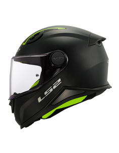 LS2 CASCO INTEGRALE BAMBINO KID NERO OPACO