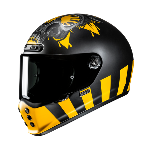 HJC CASCO INTEGRALE V10 CRANIA GIALLO MC3SF