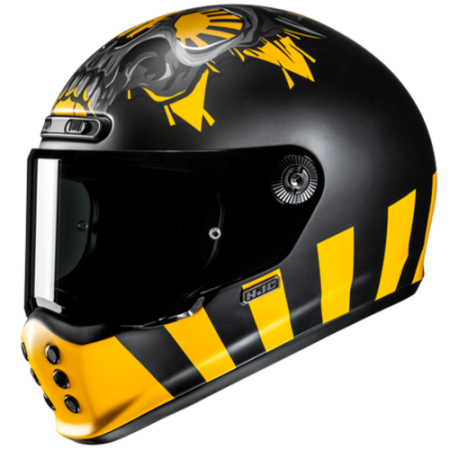 HJC CASCO INTEGRALE V10 CRANIA GIALLO MC3SF