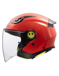 LS2 CASCO JET BAMBINO FUNNY II ROSSO