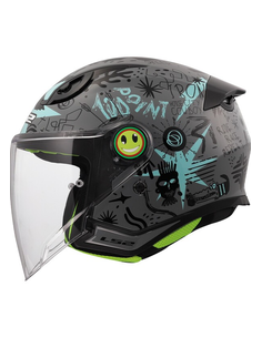 LS2 CASCO JET BAMBINO FUNNY II SCRIBBLE