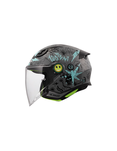 LS2 CASCO JET BAMBINO FUNNY II SCRIBBLE