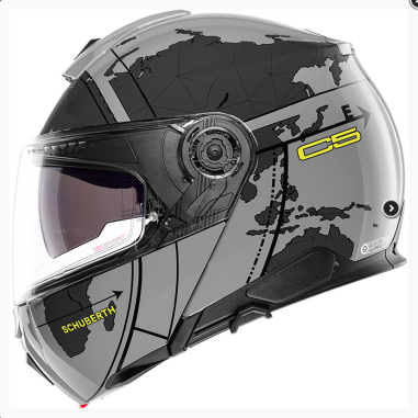 SCHUBERTH CASCO MODULARE C5 GLOBE GRIGIO
