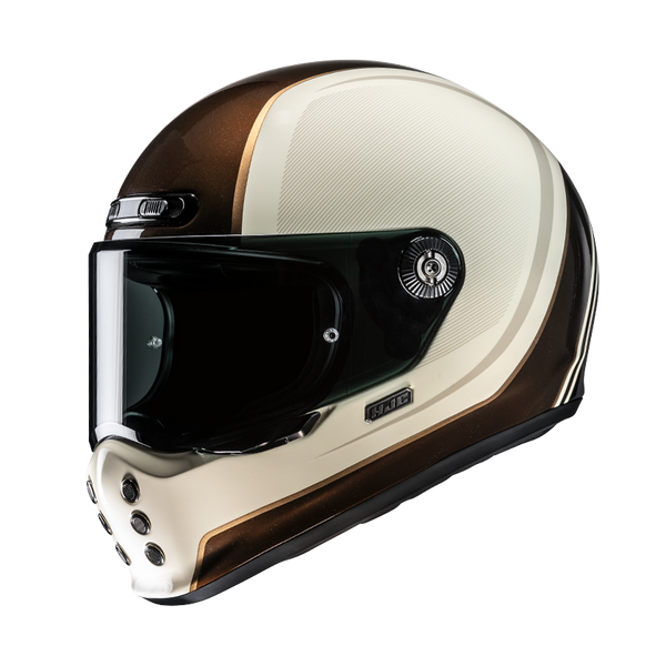 HJC CASCO INTEGRALE V10 HODU BIANCO ORO MC9