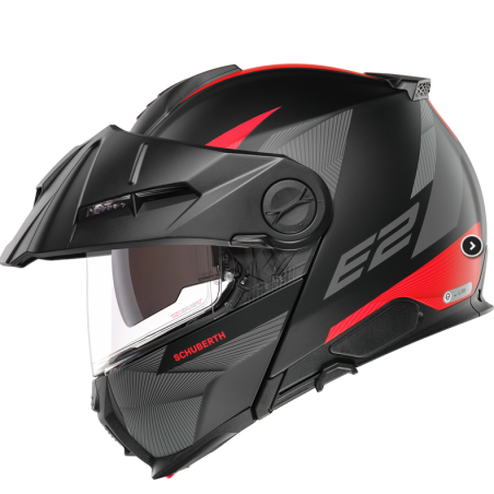 SCHUBERTH CASCO MODULARE E2 DEFENDER ROSSO