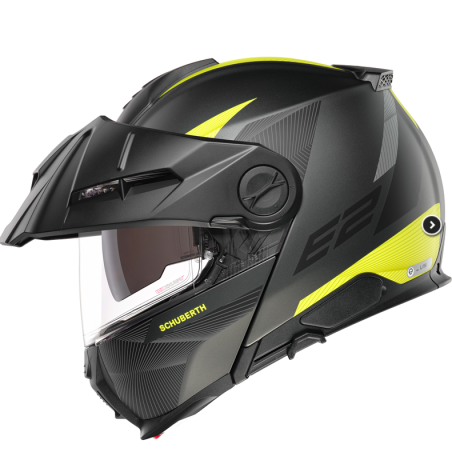SCHUBERTH CASCO MODULARE E2 DEFENDER GIALLO