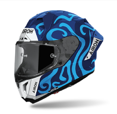 AIROH CASCO INTEGRALE GP 800 SWAIN AZZURRO