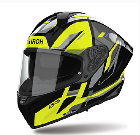 AIROH CASCO INTEGRALE MATRYX SENTRY GIALLO