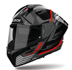 AIROH CASCO INTEGRALE MATRYX STARBURST ROSSO