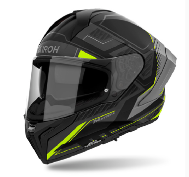 AIROH CASCO INTEGRALE MATRYX ROCKET GIALLO