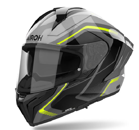AIROH CASCO INTEGRALE MATRYX WIDE GIALLO