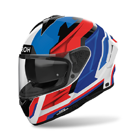 AIROH CASCO INTEGRALE SPARK 2 BLADE ROSSO BLU