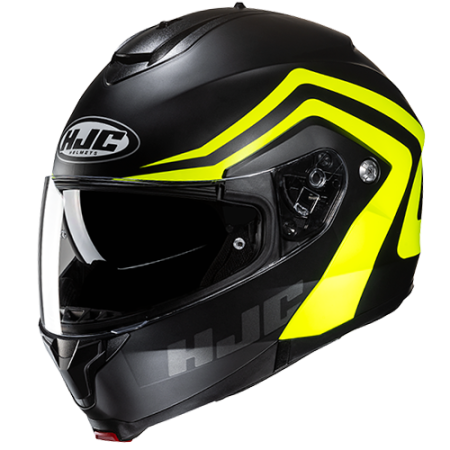 HJC CASCO MODULARI C91N NEPOS GIALLO FLUO MC3HSF