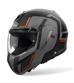 AIROH CASCO MODULARE MATHISSE II GENIUS ARANCIONE