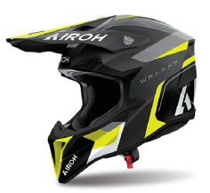 AIROH CASCO OFFROAD WRAAAP CONQUER GIALLO OPACO