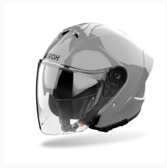 AIROH CASCO JET H21 GRIGIO CHIARO