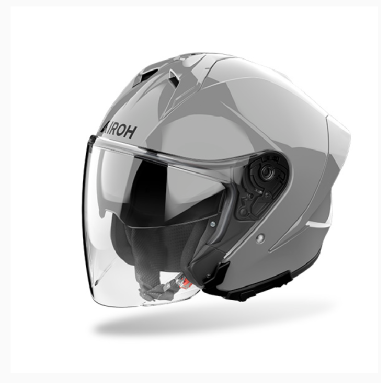 AIROH CASCO JET H21 GRIGIO CHIARO