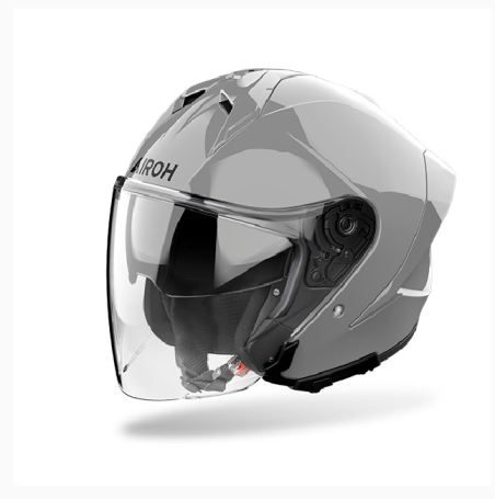AIROH CASCO JET H21 GRIGIO CHIARO