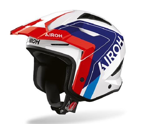 AIROH CARCO JET TRR II HUNT ROSSO BLU