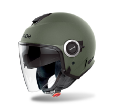AIROH CASCO JET HELYOS VERDE MILITARE