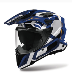 AIROH CASCO INTEGRALE COMMANDER 2 POLAR BLU