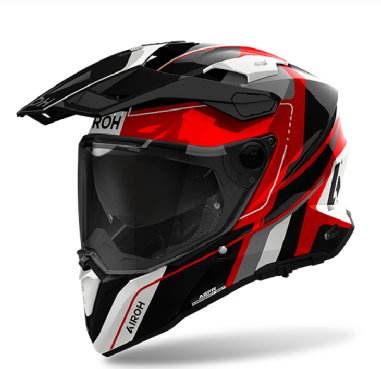 AIROH CASCO INTEGRALE COMMANDER 2 SKIP ROSSO