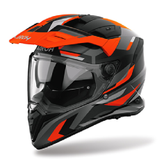 AIROH CASCO INTEGRALE BANDIT GLITCH ARANCIONE