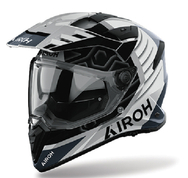 AIROH CASCO INTEGRALE BANDIT CUBE GRIGIO