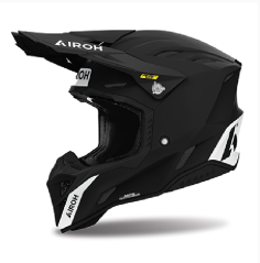AIROH CASCO INTEGRALE AVIATOR FACTORY NERO OPACO