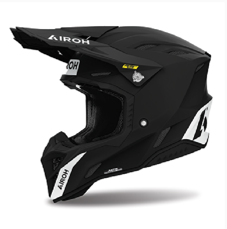 AIROH CASCO INTEGRALE AVIATOR FACTORY NERO OPACO