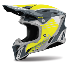 AIROH CASCO INTEGRALE AVIATOR FACTORY ATLAN GIALLO FLUO
