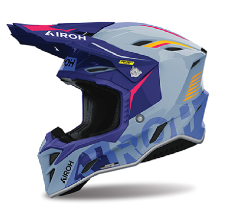 AIROH CASCO INTEGRALE AVIATOR FACTORY BLAME VIOLA