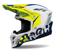 AIROH CASCO INTEGRALE AVIATOR FACTORY BLAME GIALLO