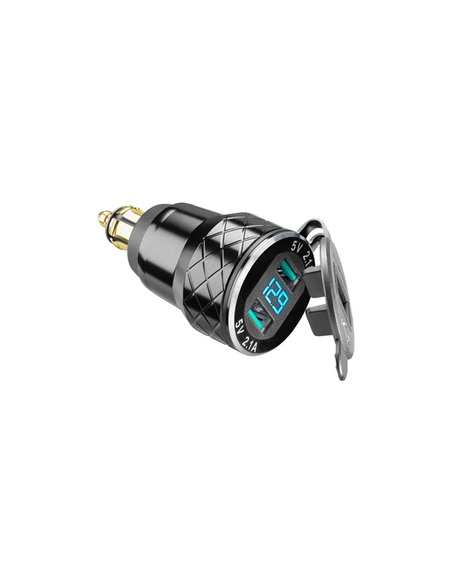 INTERPHONE  ADATTATORE 2 USB PER PRESA DIN