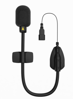 CARDO Microfono ibrido con braccio estensibile per caschi aperti e modulari.