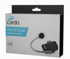 CARDO Packtalk Bold/Black Half Helmet Kit