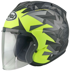 ARAI CASCO JET SZ-R VAS MIMESIS GIALLO