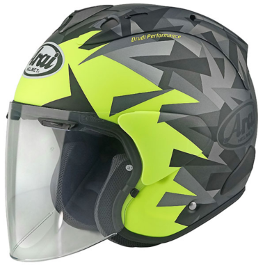 ARAI CASCO JET SZ-R VAS MIMESIS GIALLO