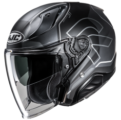 HJC CASCO JET FIBRA RPHA31 DEREEN GRIGIO MC5SF