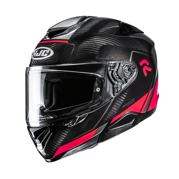 HJC CASCO INTEGRALE RPHA 72 CARBON FYNEX ROSSO MC1