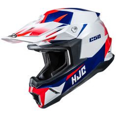 HJC CASCO INTEGRALE CROSS C50 SLIDER ROSSO BLU MC21