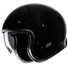 HJC CASCO JET FIBRA V31 NERO LUCIDO
