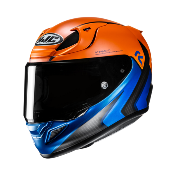 HJC CASCO INTEGRALE RPHA 12 KOS ARANCIONE BLU MC27SF