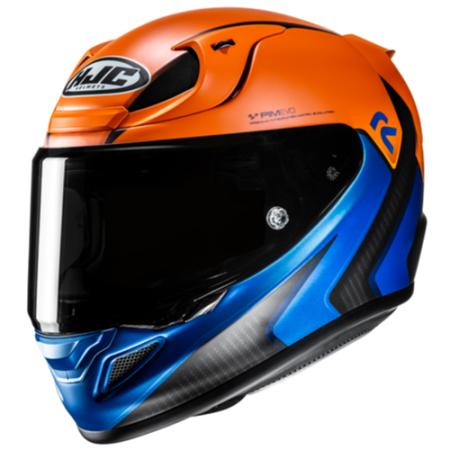 HJC CASCO INTEGRALE RPHA 12 KOS ARANCIONE BLU MC27SF